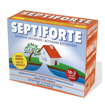 Septiforte Emésztőgödör- és cső tisztító 25gr/leveles (18db)