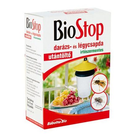 BIOSTOP Darázs-légycsapda utántöltő 3db-os