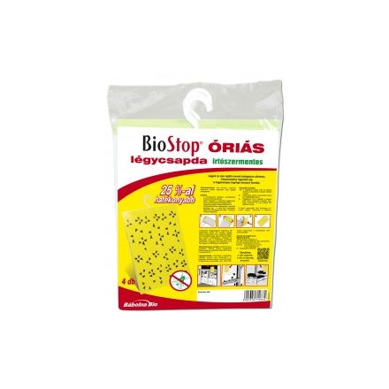 BIOSTOP LÉGYFOGO LAP ÓRIÁS 4 db-os