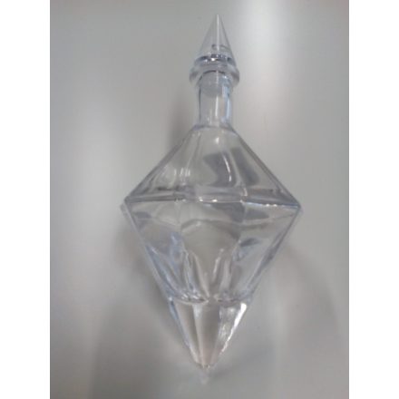 Üvegpalack pálinkás dugóval 0,2 liter Gyémánt