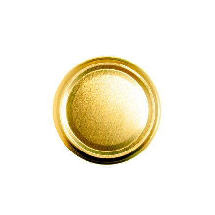 Befőttes üveg tető fém (arany) 110 mm 1 db-os