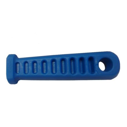 Reszelő nyél műanyag 11cm, lyuk méret:6x4 kék