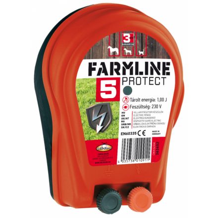 Villanypásztor áramgerjesztő Farmline kicsi Protect 5