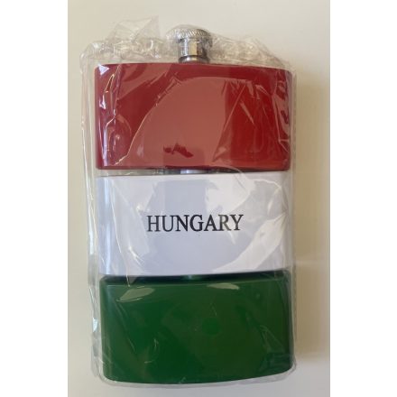 Üveg fém lapos - magyar triokolor 600258 forgatható