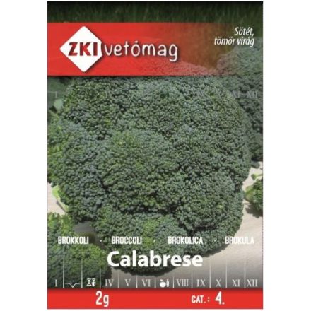 Vetőmag ZKI 4 Brokkoli - Calabrese 2gr