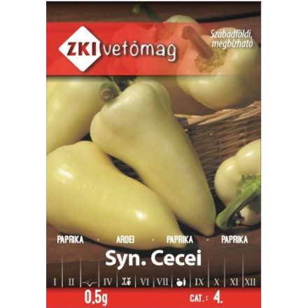 Vetőmag ZKI 4 Paprika - SYN. Cecei 0,6gr