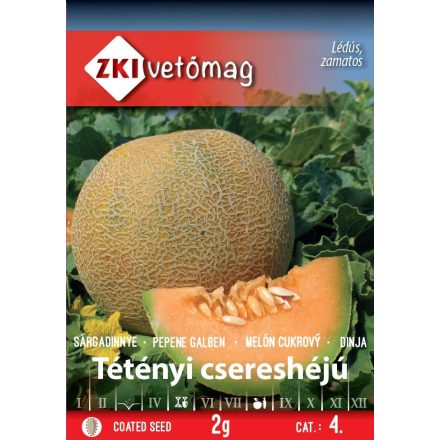 Vetőmag ZKI 4 Sárgadinnye - Tétényi Csereshéjú 2gr