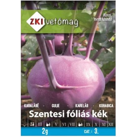 Vetőmag ZKI 3 Karalábé - Szentesi fóliás kék 2gr