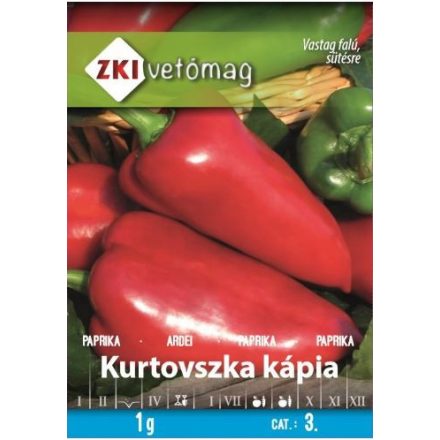 Vetőmag ZKI 3 Paprika - Kurtovszka Kápia 1gr