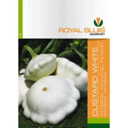 Vetőmag Royal Sluis 1 patisszon (csillagtök) - Custard white 3gr