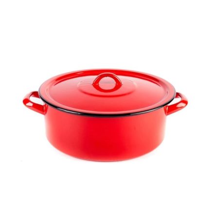 Lábas zománcozott fedővel 24cm/4L - Bonyhádi