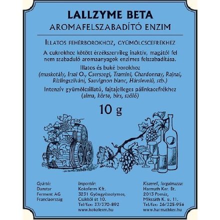 Aromafelszabadító enzim Lallzyme Beta 10gr