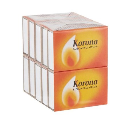 Gyufa 10 doboz/csomag KORONA
