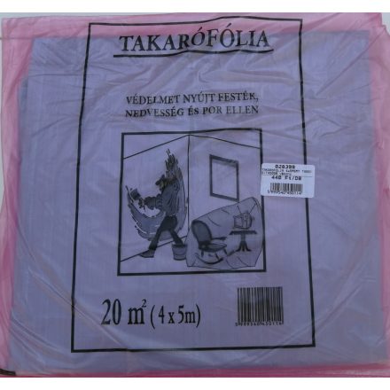 Takarófólia 4x5m 6MY vékony T45012/T45008