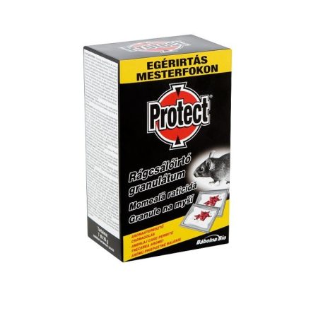 Rágcsálóirtó granulátum 7x20gr fekete PROTECT