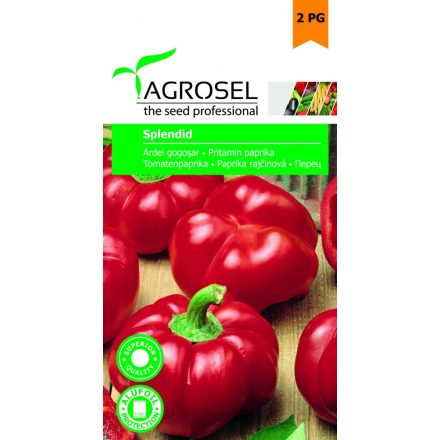 Vetőmag Agrosel PG2 paprika - Splendid 0,6 gr