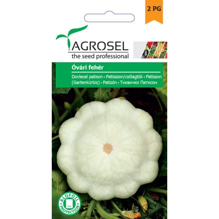 Vetőmag Agrosel PG2 patisszon - Óvári fehér 1,5 gr