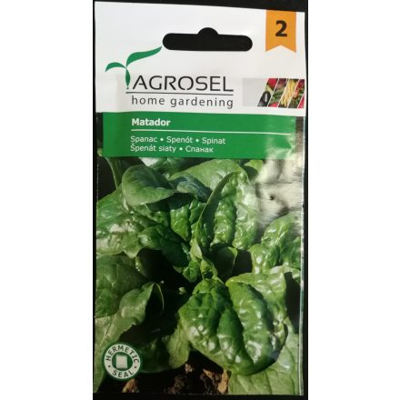 Vetőmag Agrosel spenót 2pg matador 7g 