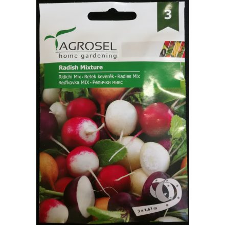Vetőmag Agrosel PG3 retek keverék - vetőszalag