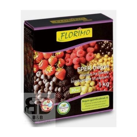 Műtrágya eper,apró gyümölcs 1kg Florimo /dobozos/