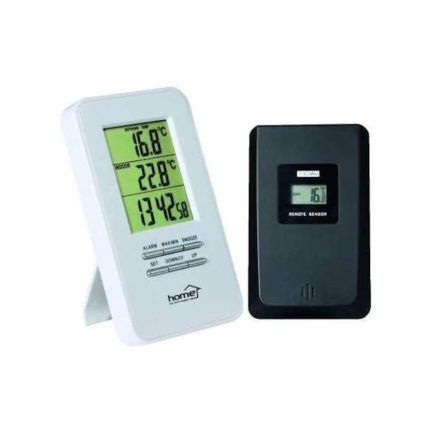 Hő és páratartalom mérő hőmérővel órával HC13