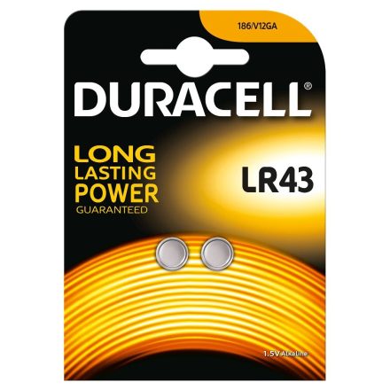 Elem LR43 1,5V Duracell