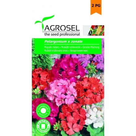 Vetőmag Agrosel PG2 muskátli - színkeverék 0,08gr