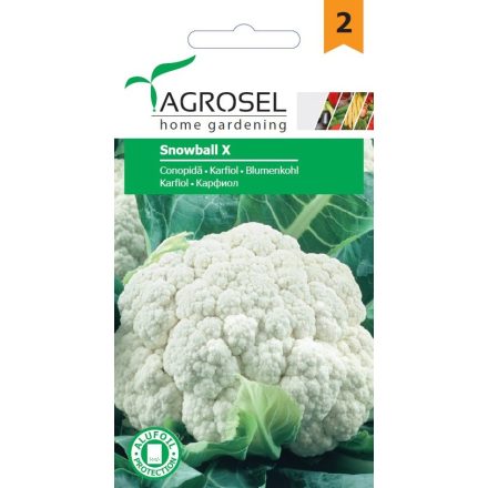 Vetőmag Agrosel PG2 karfiol - Snowball X 1gr