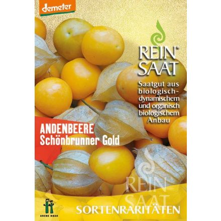 Vetőmag REIN SAAT Földicseresznye - Schönbrunner Gold Bio Dinamikus cca. 40 db