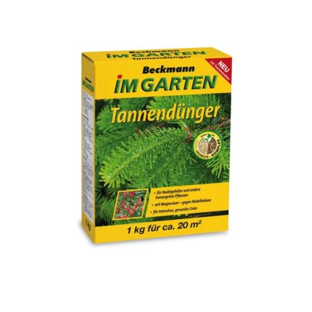 Növénytáp fenyőfélékhez/örökzöldekhez szerves-ásványi 1 kg Beckmann