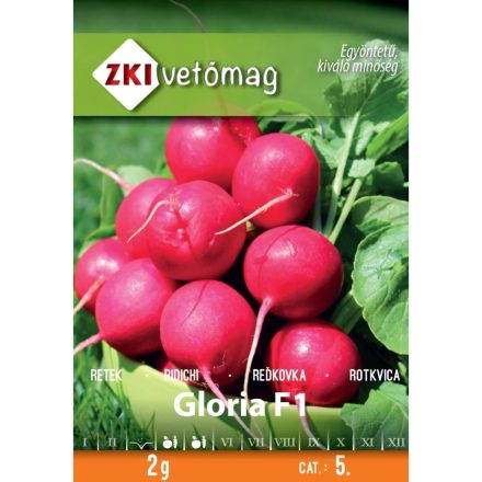 Vetőmag ZKI 5 retek Gloria 2 gr