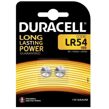 Elem LR54  Long Lasting Power 1,5V Duracell