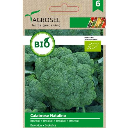 Vetőmag Agrosel PG6 Eco* brokkoli - Calabrese Natalino BIO 2,5gr