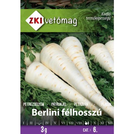 Vetőmag ZKI 6 petrezselyem Berlini félhosszú 3 g