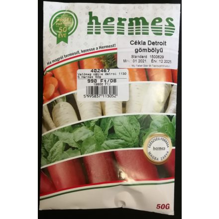 Vetőmag Hermes cékla - Detroit 11305 50gr