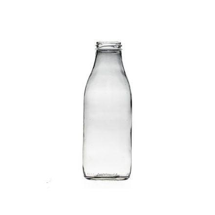 Üvegpalack gyümölcsös csavaros 0,5 liter ivóleves (Stelázsi üvegek) fehér tető